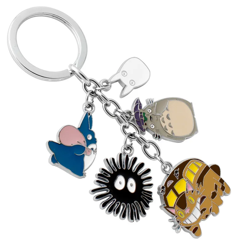 Hayao Miyazaki Metal Totoro Keychain Cartoon Childhood Black Carbon Head Anime Key Chain Key Chain Accessories Cute
Hayao Miyazaki Metal Totoro Keychain Cartoon Childhood Black Carbon Head Anime Key Chain Key Chain Accessories Cute