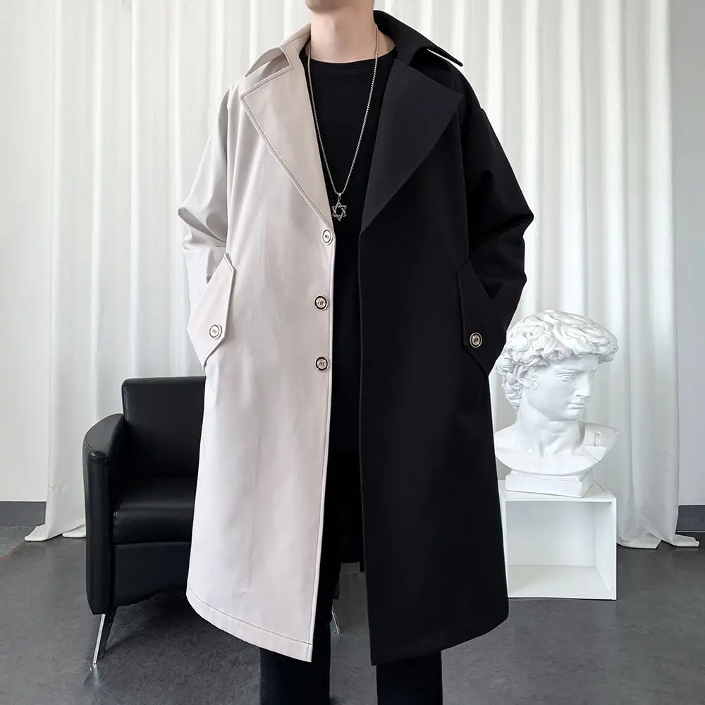 Новинка Осень-зима 2022, модная мужская одежда, Новый однобортный длинный тренчкот, ветровка оверсайз, повседневный тренчкот, K45
Новинка Осень-зима 2022, модная мужская одежда, Новый однобортный длинный тренчкот, ветровка оверсайз, повседневный тренчкот, K45