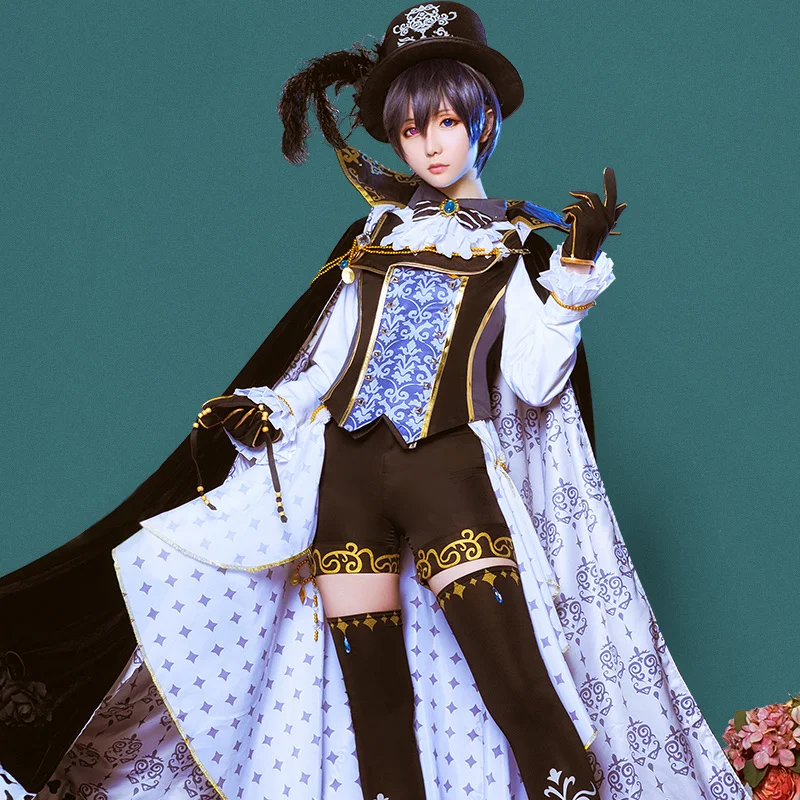 Anime Kuroshitsuji Black Butler Ciel Phantomhive Cosplay Costumes Women Men Role Playing Dress Halloween Carnival Uniforms
Anime Kuroshitsuji Black Butler Ciel Phantomhive Cosplay Costumes Women Men Role Playing Dress Halloween Carnival Uniforms