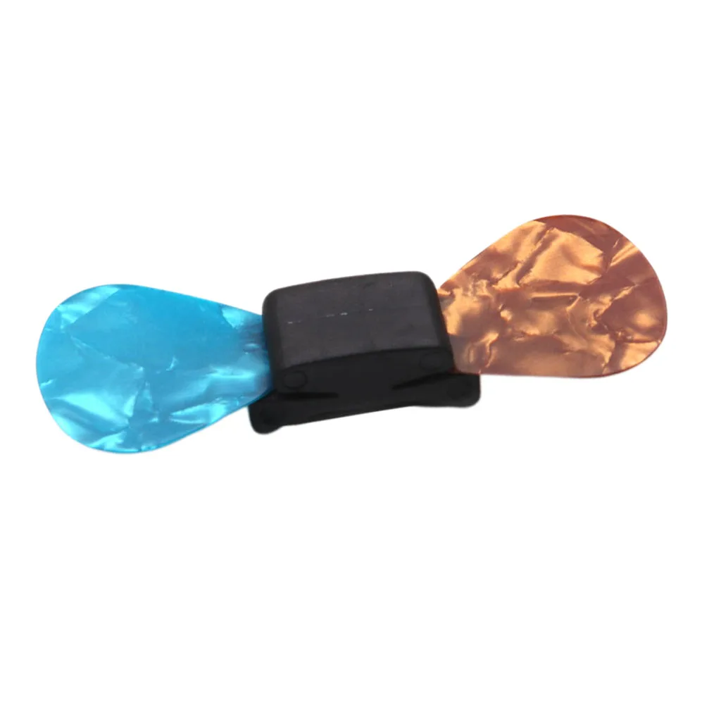 Black Silicone Pick Fix On Headstock And 2 Random Color Guitar Picks
Black Silicone Pick Fix On Headstock And 2 Random Color Guitar Picks