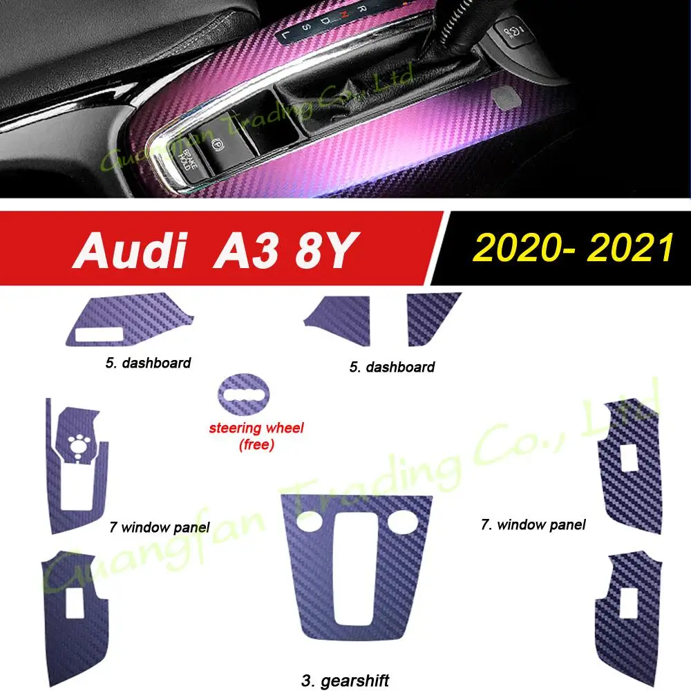 Для Audi A3 8Y 2020-2021 автомобильный Стайлинг 3D/5D углеродное волокно Автомобильный интерьер центральная консоль цветная молдинговая наклейка пер...
Для Audi A3 8Y 2020-2021 автомобильный Стайлинг 3D/5D углеродное волокно Автомобильный интерьер центральная консоль цветная молдинговая наклейка пер...