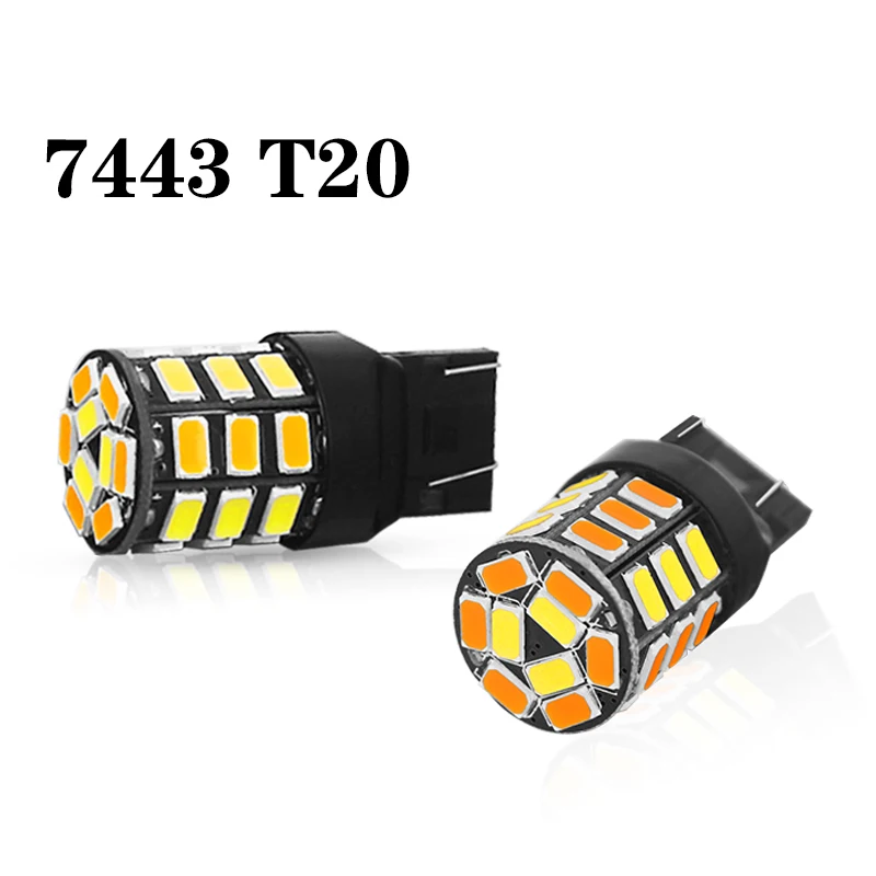 Switchback T20 7443 BAY15D 1157 3157 T25 Двухцветный белый/янтарный 33-SMD светодиодные фары для вождения/парковки DRL Передние указатели поворота
Switchback T20 7443 BAY15D 1157 3157 T25 Двухцветный белый/янтарный 33-SMD светодиодные фары для вождения/парковки DRL Передние указатели поворота