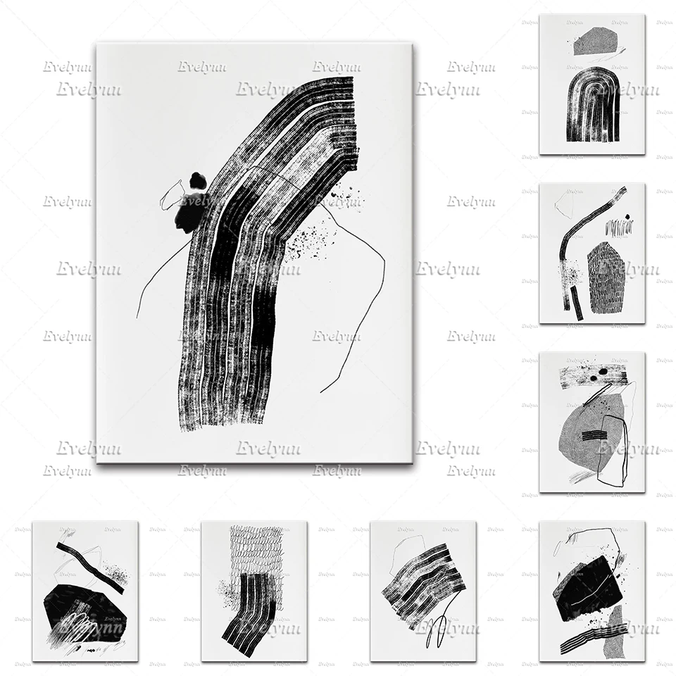 Modern Minimalist Abstract Posters, Black And White Abstract Art, Minimalist Home Decor Canvas Wall Art Prints Unique Gift
Modern Minimalist Abstract Posters, Black And White Abstract Art, Minimalist Home Decor Canvas Wall Art Prints Unique Gift