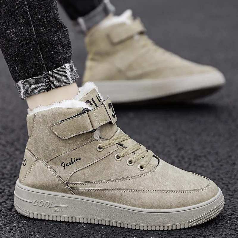 2020 Winter High-top Shoes Casual Cotton Shoes All-match Fashion Shoes Outdoor Musk Men's Walking Sneakers Plus Cashmere
2020 Winter High-top Shoes Casual Cotton Shoes All-match Fashion Shoes Outdoor Musk Men's Walking Sneakers Plus Cashmere
