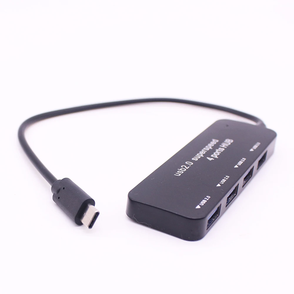 4 в 1 хаб порты USB 2 0 адаптер OTG Type-C USB-C HUB для ПК ноутбука Macbook Заводская цена высокое