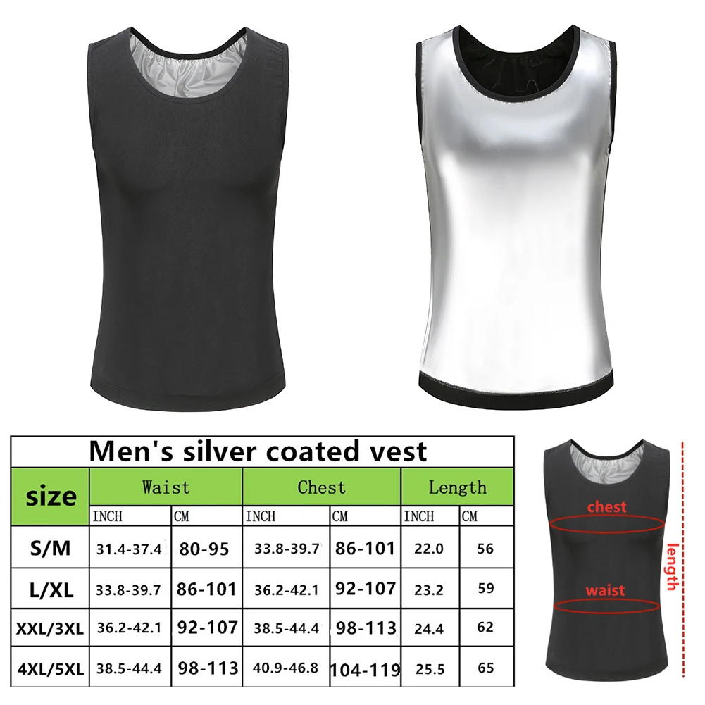 Men Polymer Sweat Shaper Vest Body Shaper Waist Trainer 5XL Slimming Women Tank Top Workout Shirt Weight Loss Body Shapewear
Men Polymer Sweat Shaper Vest Body Shaper Waist Trainer 5XL Slimming Women Tank Top Workout Shirt Weight Loss Body Shapewear