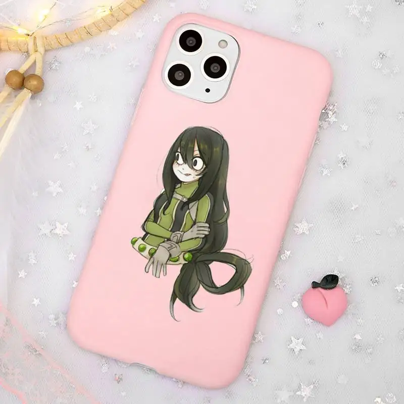 Tsuyu Asui Boku no hero academia Phone Case Candy Color for iPhone 11 12 mini pro XS MAX 8 7 6 6S Plus X SE 2020 XR
Tsuyu Asui Boku no hero academia Phone Case Candy Color for iPhone 11 12 mini pro XS MAX 8 7 6 6S Plus X SE 2020 XR