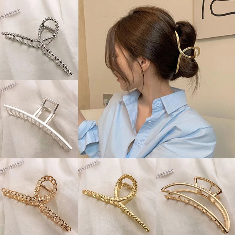 Women Girls Geometric Metal Hair Claw Clip Clamps Hair Crab Diverse Shape Hair Clip Hairpin Large Size Hair Accessories Gifts
Women Girls Geometric Metal Hair Claw Clip Clamps Hair Crab Diverse Shape Hair Clip Hairpin Large Size Hair Accessories Gifts