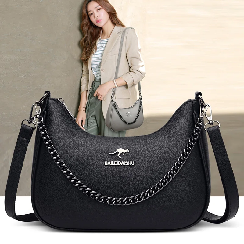 OLSITTI High Quality Pu Leather Large Capacity Chian Crescent Pack Fashion Solid Color Shoulder Bags for Women 2021 Sac A Main
OLSITTI High Quality Pu Leather Large Capacity Chian Crescent Pack Fashion Solid Color Shoulder Bags for Women 2021 Sac A Main
