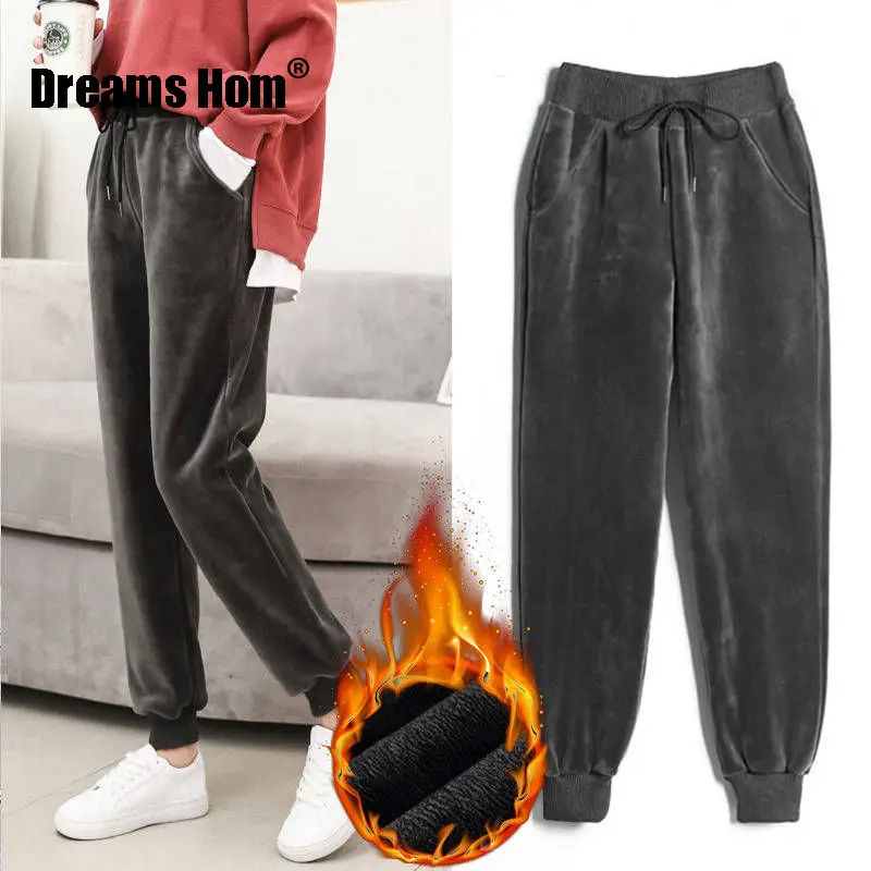 Female Lamb Fur Casual Pants Autumn Sweatpants Lady Harem Pants Winter Women Solid Casual Warm Cashmere Leggings Lined Fleece
Female Lamb Fur Casual Pants Autumn Sweatpants Lady Harem Pants Winter Women Solid Casual Warm Cashmere Leggings Lined Fleece