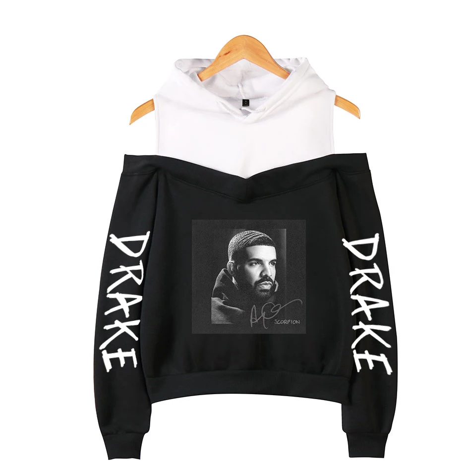 Women Print Hoodies Sweatshirt Autumn Winter Strapless shoulder Hoodie 2019 Drake Hooded Pullover
Women Print Hoodies Sweatshirt Autumn Winter Strapless shoulder Hoodie 2019 Drake Hooded Pullover