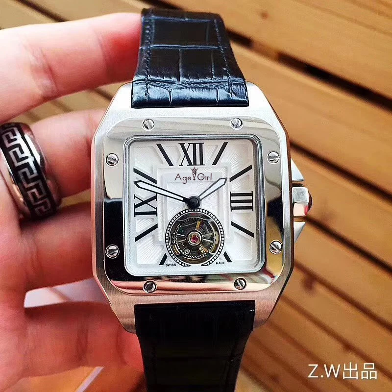 Classic New Men Automatic Mechanical Watch Gold Brown Black Leather Tourbillon Sapphire Glass Back Limited Sport Square AAA
Classic New Men Automatic Mechanical Watch Gold Brown Black Leather Tourbillon Sapphire Glass Back Limited Sport Square AAA