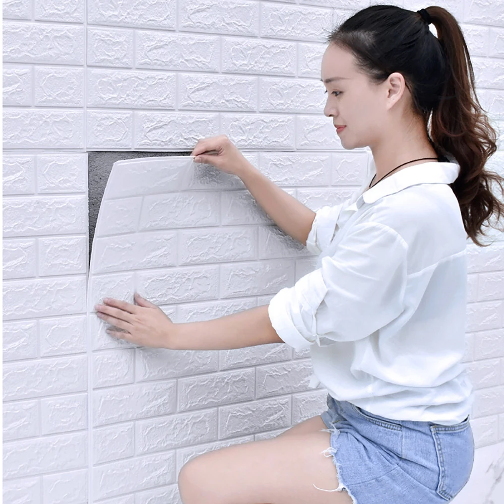 10pcs 3d Wall Panels Wallpaper Sticker With Self-adhesive Waterproof Brick Pe Foam Wall Panels For Decor Tv Wall Home Decoration
10pcs 3d Wall Panels Wallpaper Sticker With Self-adhesive Waterproof Brick Pe Foam Wall Panels For Decor Tv Wall Home Decoration