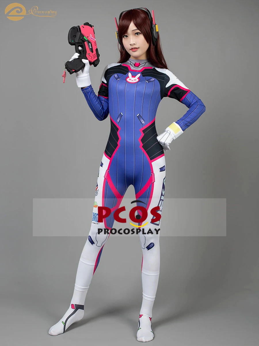 Скидка на ProCosplay в наличии Костюм для косплея упрощенной версии песни D.Va Hana