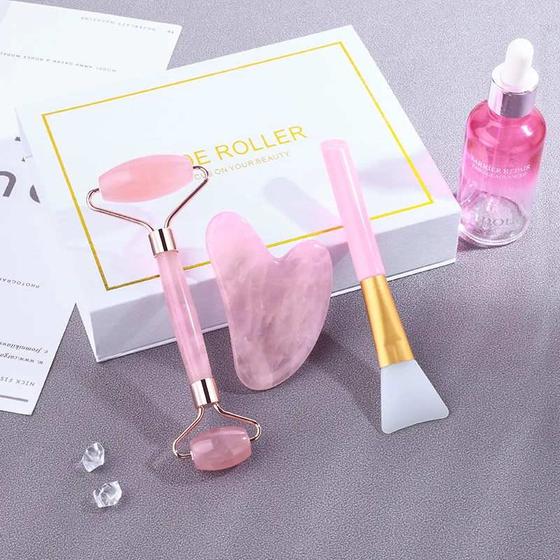 3pcs/set Beauty soins du visage face skin care roller massager gua sha Jade crystal powder roller heart-shaped scrapping Suit
3pcs/set Beauty soins du visage face skin care roller massager gua sha Jade crystal powder roller heart-shaped scrapping Suit