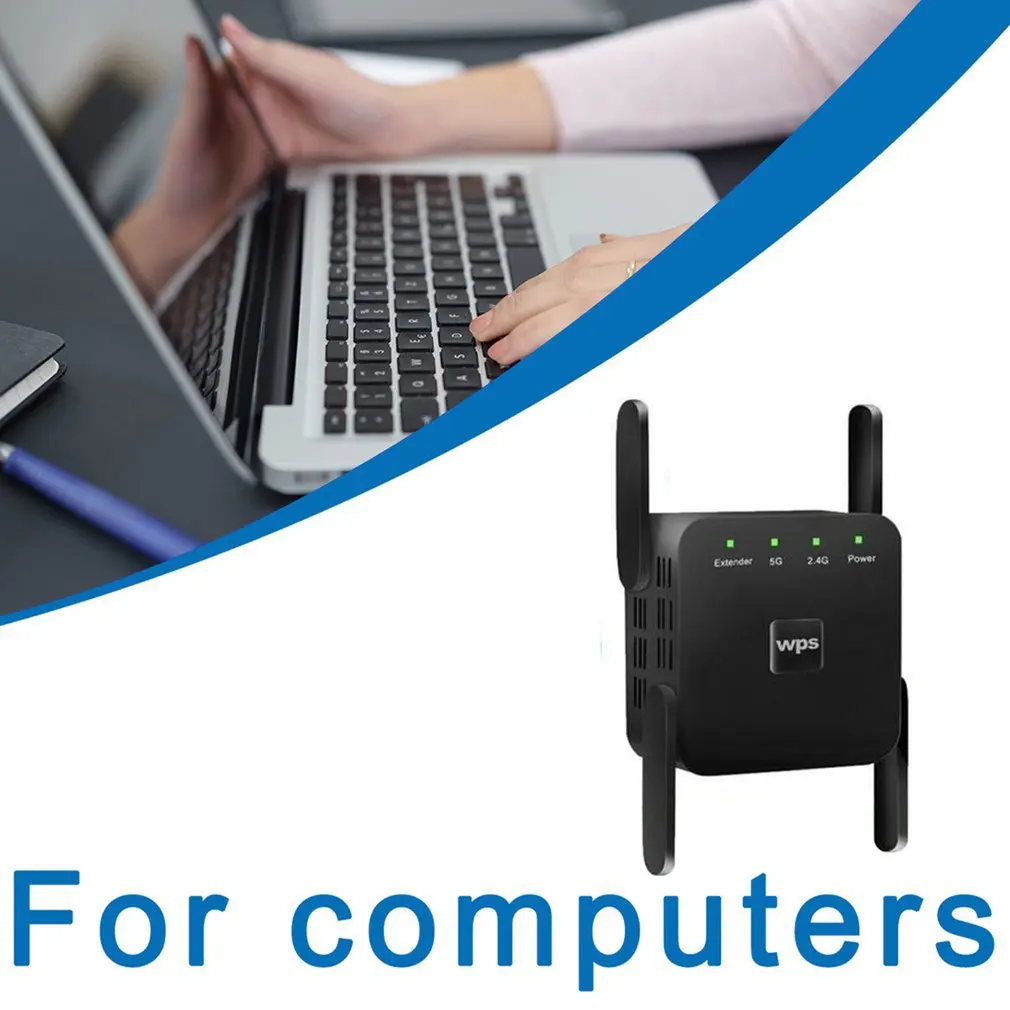 5Ghz 1200Mbps Wireless WiFi Repeater Router Long Range Extender Superior Omnidirectional Wireless Range Signal Booster
5Ghz 1200Mbps Wireless WiFi Repeater Router Long Range Extender Superior Omnidirectional Wireless Range Signal Booster