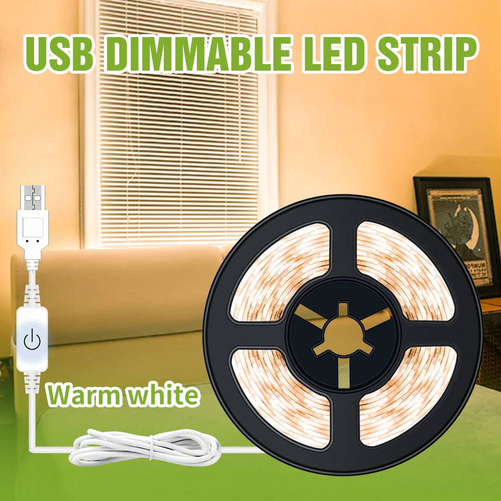 Led Strip Light Usb Cabinet Light 5V Touch Dimmable Led Light Strip 0.5M 1M 2M 3M 4M 5M Waterproof Home Bedroom Closet Wall Lamp
Led Strip Light Usb Cabinet Light 5V Touch Dimmable Led Light Strip 0.5M 1M 2M 3M 4M 5M Waterproof Home Bedroom Closet Wall Lamp