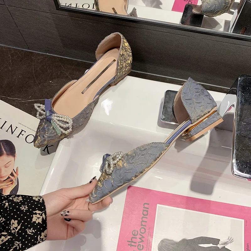 High heeled shoes women's summer single shoes women's spring and autumn 2021 new versatile evening gentle sandals flat
High heeled shoes women's summer single shoes women's spring and autumn 2021 new versatile evening gentle sandals flat