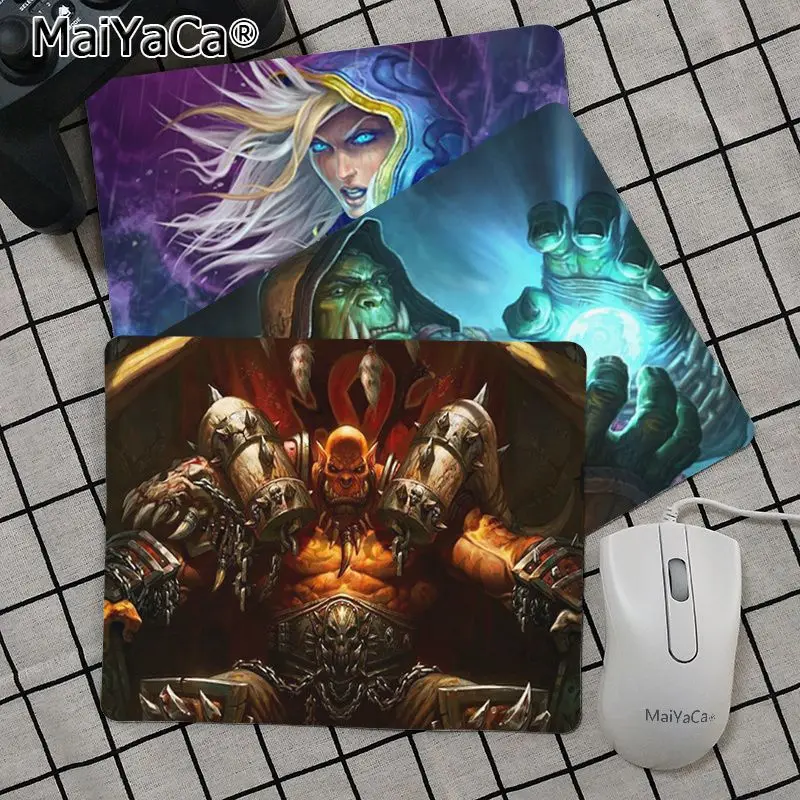 Maiya высокое качество Hearthstone hero прочный резиновый коврик для мыши Лидер продаж
