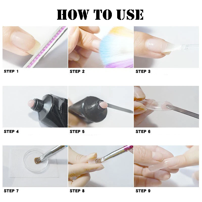 15ml Crystal UV Nail Gel for Extension Finger Tips Clear Pink White Acrylic Quick Building Nail Art Gel Polish Manicure Glue
15ml Crystal UV Nail Gel for Extension Finger Tips Clear Pink White Acrylic Quick Building Nail Art Gel Polish Manicure Glue