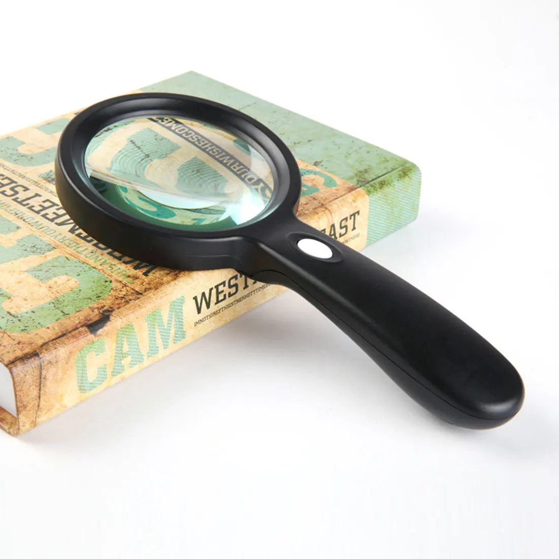 Lighted Magnifying Glass-10X Hand held Large Reading Magnifying Glasses with 12 LED Illuminated Light for Seniors, Repair, Coins
Lighted Magnifying Glass-10X Hand held Large Reading Magnifying Glasses with 12 LED Illuminated Light for Seniors, Repair, Coins