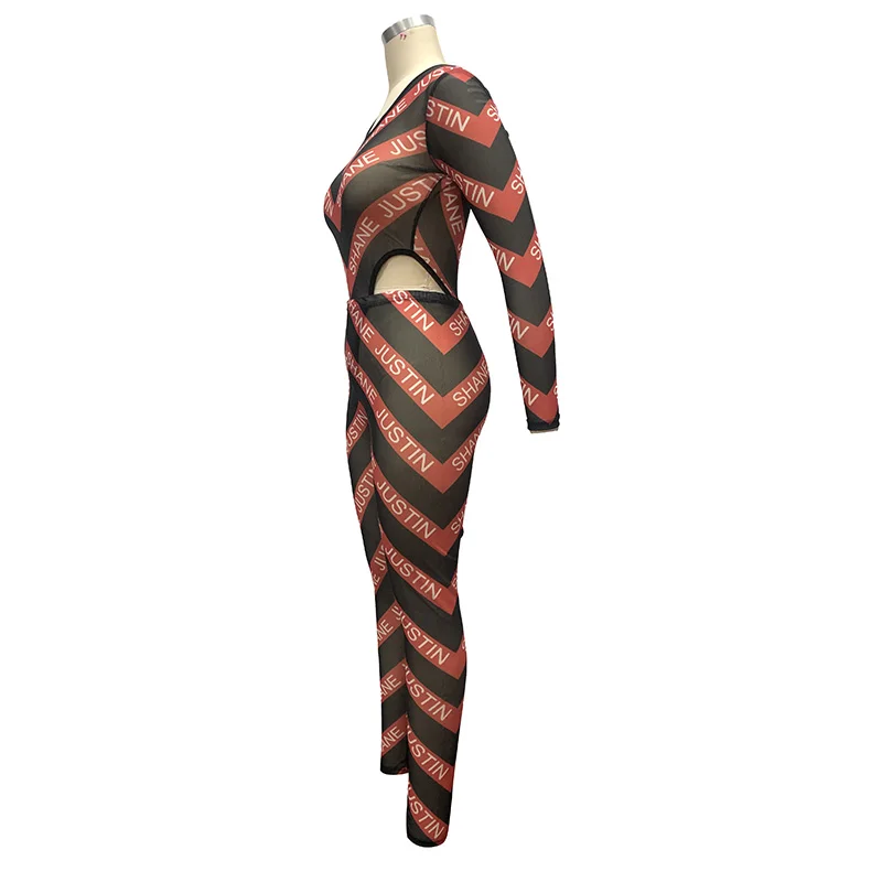 Women 2 Piece Sets See Through Mesh Striped Patchwork Club Outfit O-Neck Long Sleeve T-Shirt + Skinny Trousers Ladies Tracksuits
Women 2 Piece Sets See Through Mesh Striped Patchwork Club Outfit O-Neck Long Sleeve T-Shirt + Skinny Trousers Ladies Tracksuits