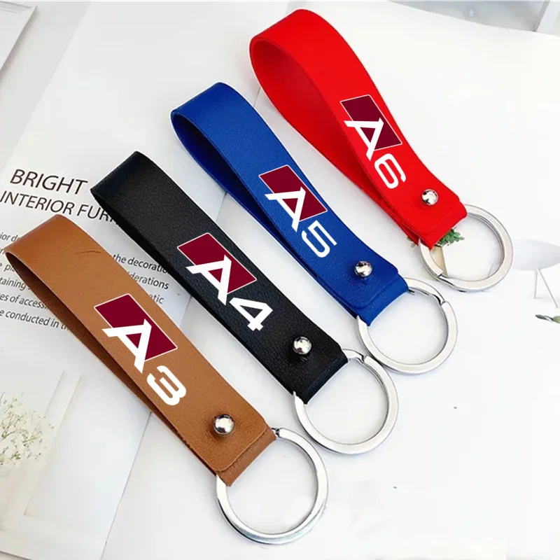 For A3 A4 A5 A6 A7 A8 PU Leather Keychain Men Women Car Key Strap Waist Wallet KeyChains
For A3 A4 A5 A6 A7 A8 PU Leather Keychain Men Women Car Key Strap Waist Wallet KeyChains