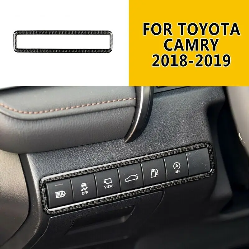 For Toyota Camry 2018 2019 2020 Carbon Fiber Interior Trunk switch frame Cover Trim
For Toyota Camry 2018 2019 2020 Carbon Fiber Interior Trunk switch frame Cover Trim