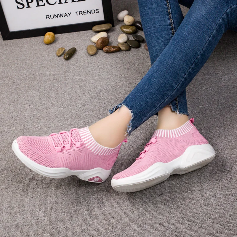 Sports Shoes Women Flying Woven All-match Breathable Lightweight Casual Running Shoes 2022 New Summer And Autumn
Sports Shoes Women Flying Woven All-match Breathable Lightweight Casual Running Shoes 2022 New Summer And Autumn