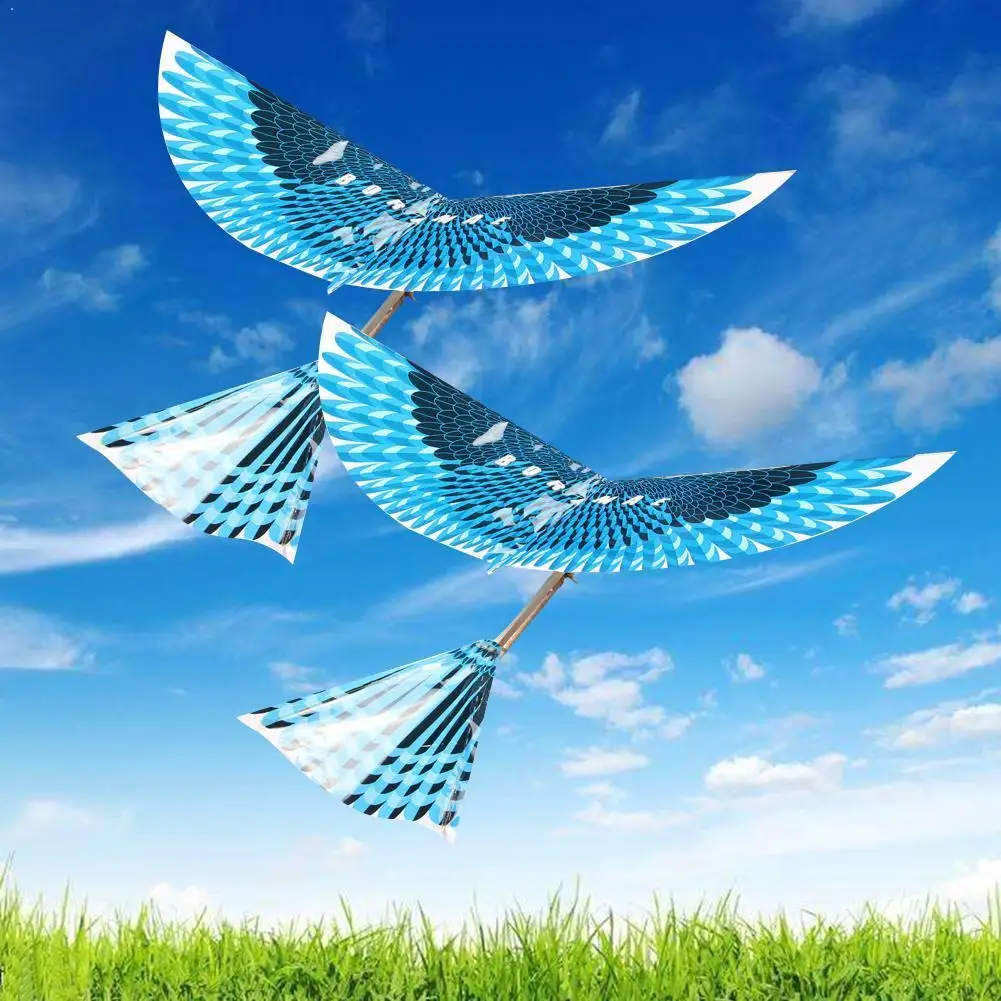 Blue Bird Kite Elastic Rubber Band Powered Flying Birds Toy Interactive Kite For Kids Gift Outdoor A7J9
Blue Bird Kite Elastic Rubber Band Powered Flying Birds Toy Interactive Kite For Kids Gift Outdoor A7J9