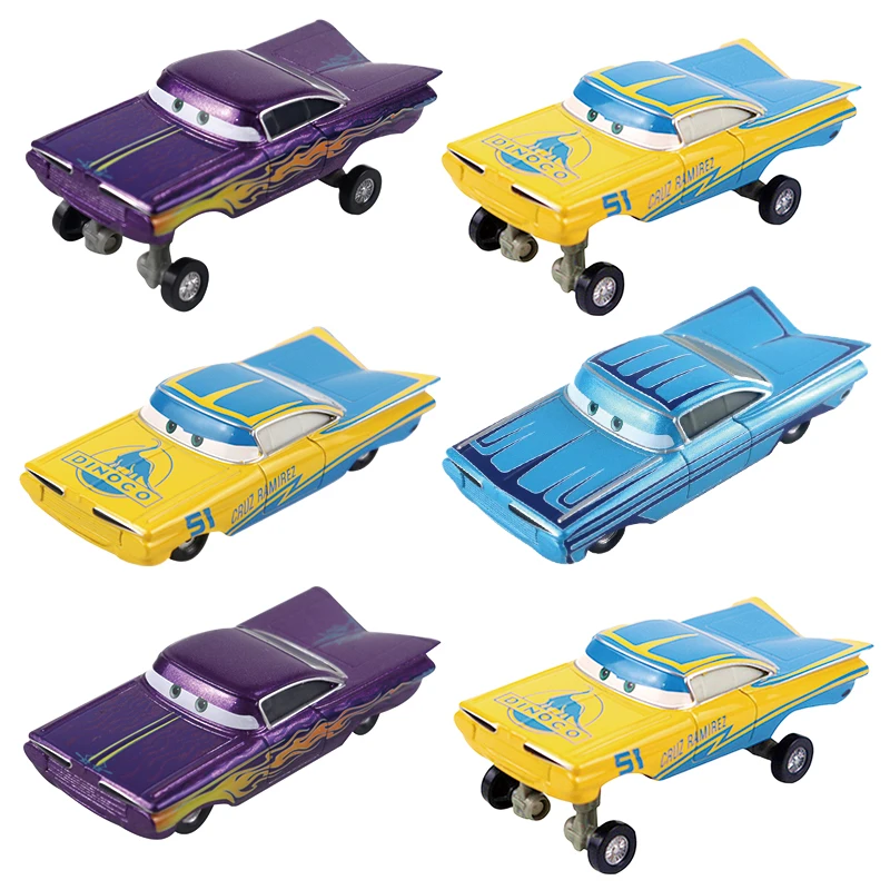 

Original Disney Pixar Cars 2 3 Lightning McQueen Jackson Storm Doc Hudson Ramone 1:55 Diecast Metal Alloy Model Car Gift Boy Toy
