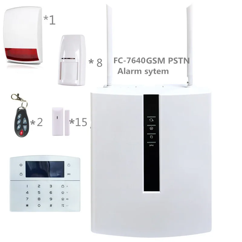 FC-7640 industrial Alarm System ABS RJ45 Ethernet TCP/IP Smart Home Alarm GSM Security Alarm System with 128 wired bus zone
FC-7640 industrial Alarm System ABS RJ45 Ethernet TCP/IP Smart Home Alarm GSM Security Alarm System with 128 wired bus zone