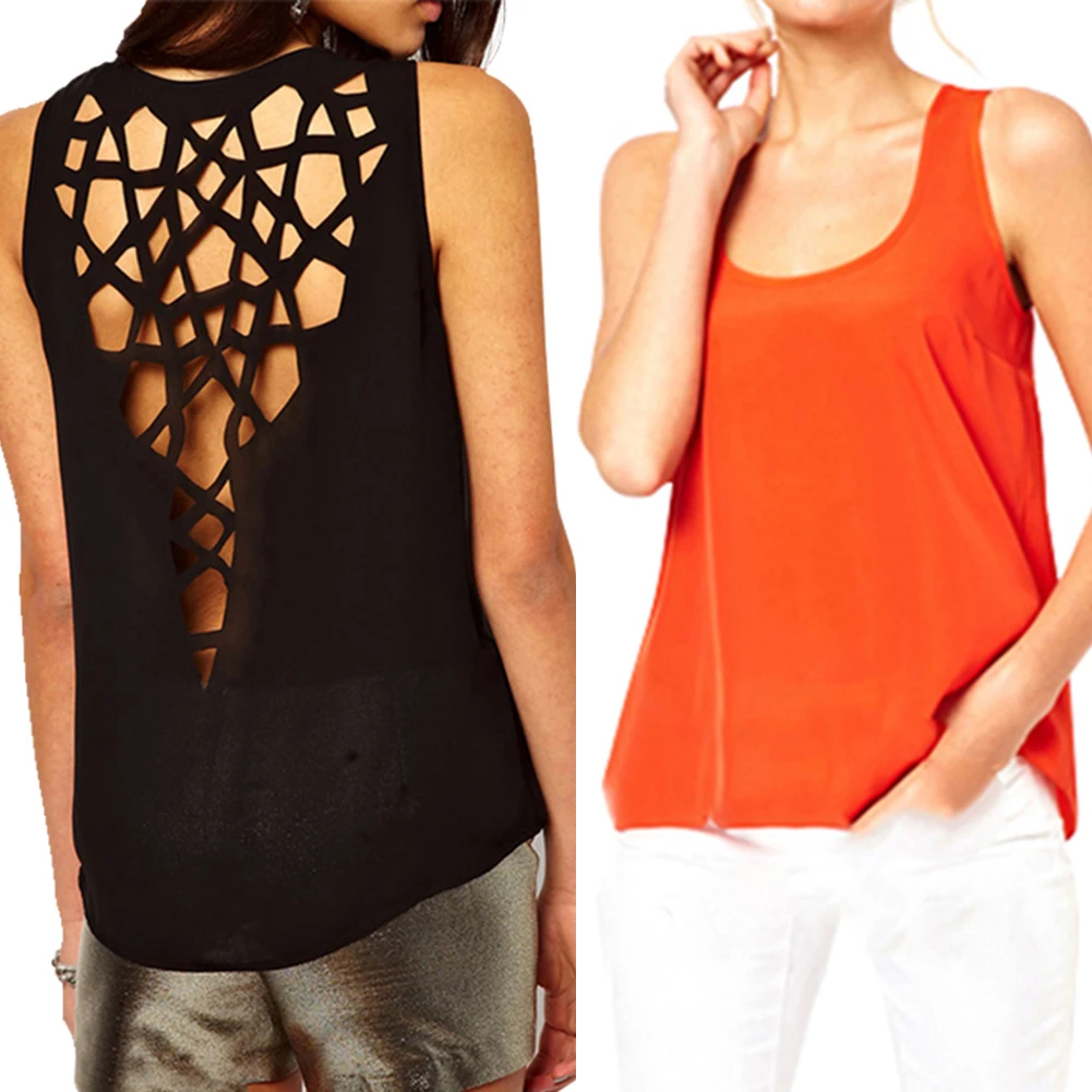 Hot Summer Fashion Women Tops Tee Sexy Back out Shirt O-Neck Sleeveless Casual T-Shirt Top Vest Plus Size M-X
Hot Summer Fashion Women Tops Tee Sexy Back out Shirt O-Neck Sleeveless Casual T-Shirt Top Vest Plus Size M-X