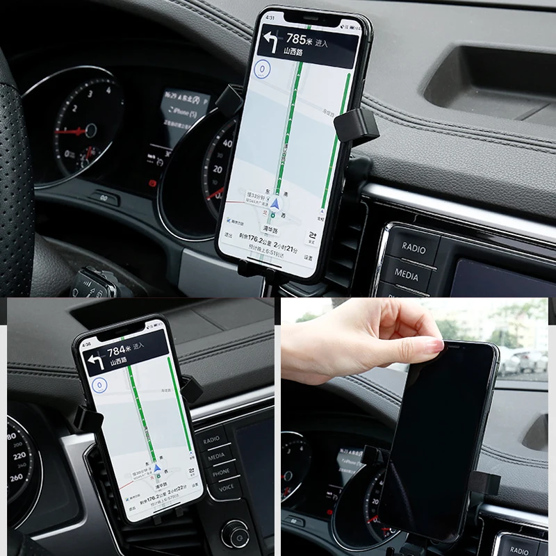 For Volkswagen Atlas 2017 2018 2019 Auto Phone Holder Car Air Vent Clip Mount Mobile Phone Holder CellPhone Stand Support
For Volkswagen Atlas 2017 2018 2019 Auto Phone Holder Car Air Vent Clip Mount Mobile Phone Holder CellPhone Stand Support