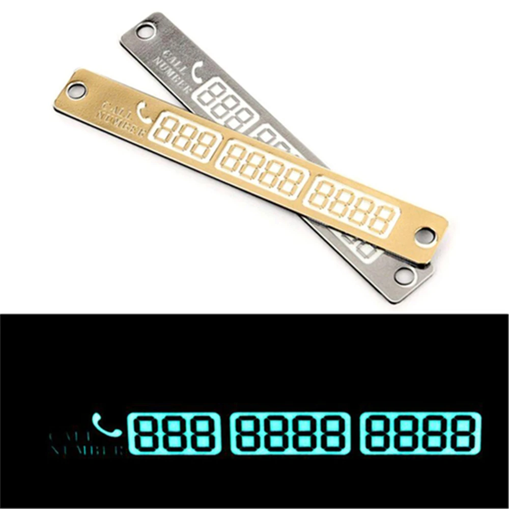 New Car-styling Car Luminous Temporary Parking Card With Suckers And Phone Number Card Plate Car Stickers
New Car-styling Car Luminous Temporary Parking Card With Suckers And Phone Number Card Plate Car Stickers