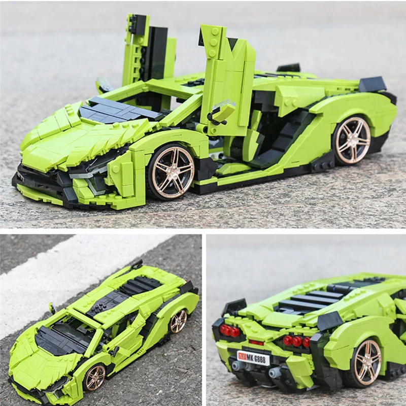 Static version 10011 creative sports car technology mechanical assembly building block toy car model boy's birthday gift
Static version 10011 creative sports car technology mechanical assembly building block toy car model boy's birthday gift