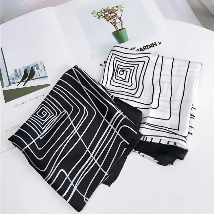 Шелковый шарф-линия, женский шарф, клетчатый шейный платок, шелковая бандана, 2020 маленький квадратный шелковый шарф, популярный роскошный п...
Шелковый шарф-линия, женский шарф, клетчатый шейный платок, шелковая бандана, 2020 маленький квадратный шелковый шарф, популярный роскошный п...