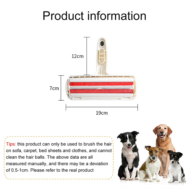 2-Way Pet Hair Remover Roller Removing Dog Cat Hair From Furniture Self-cleaning Lint Pet Hair Remover One Hand Operate
2-Way Pet Hair Remover Roller Removing Dog Cat Hair From Furniture Self-cleaning Lint Pet Hair Remover One Hand Operate