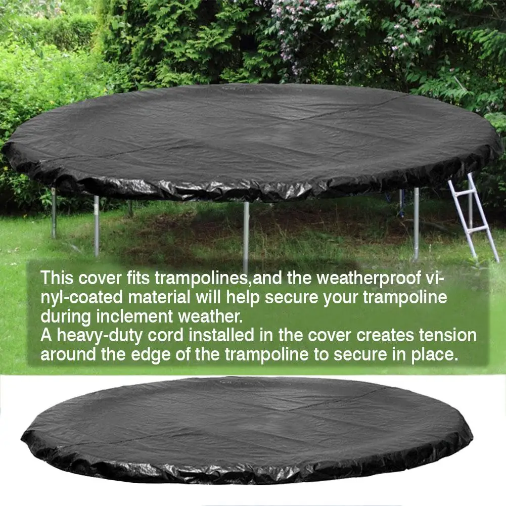 14 feet Round Weather Protection Rain Cover (Wind and Rain) Waterproof Mat for Trampoline Cover
14 feet Round Weather Protection Rain Cover (Wind and Rain) Waterproof Mat for Trampoline Cover