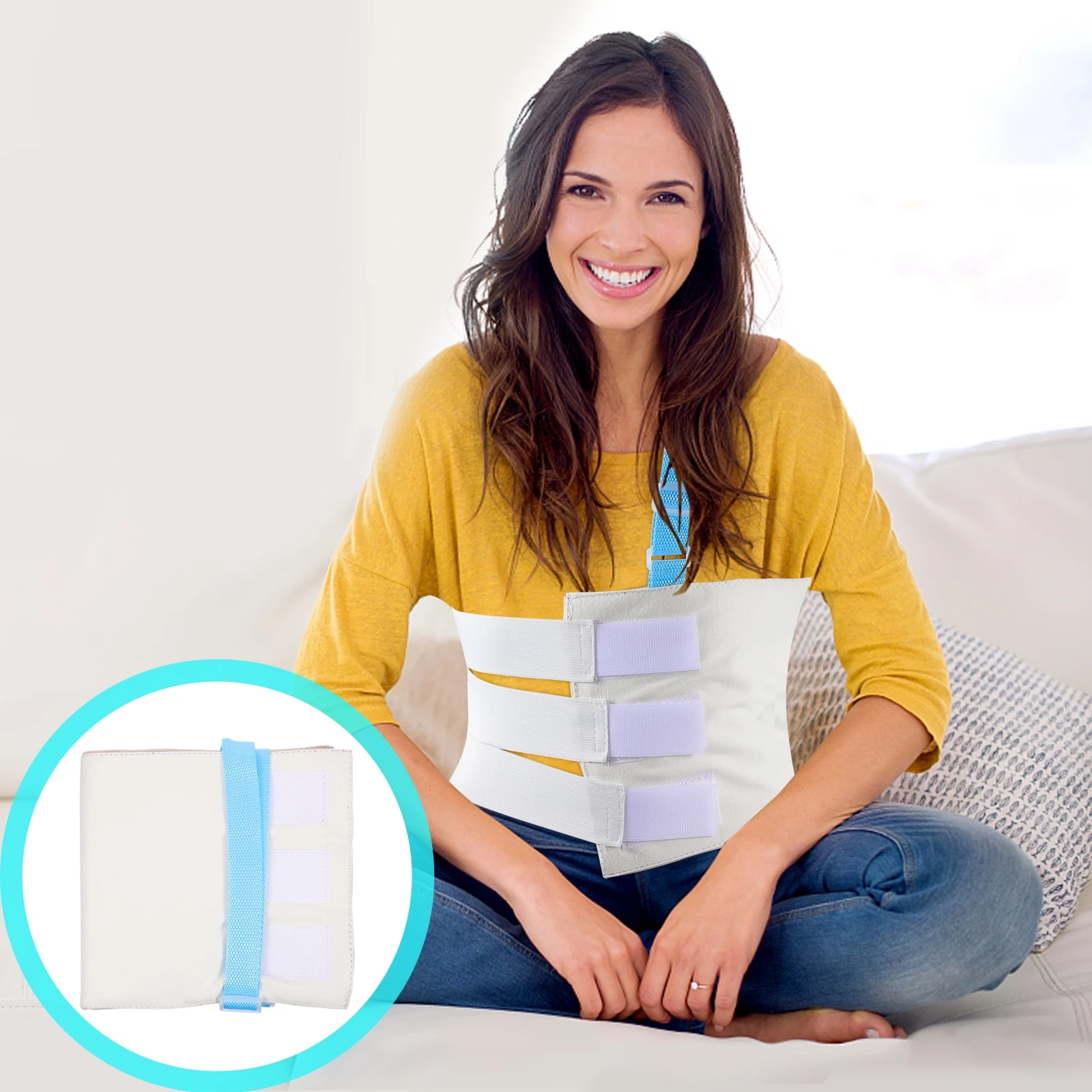 1pc Lightweight Adjustable Breathable Durable Rib Protection Strap Chest Support Brace
1pc Lightweight Adjustable Breathable Durable Rib Protection Strap Chest Support Brace