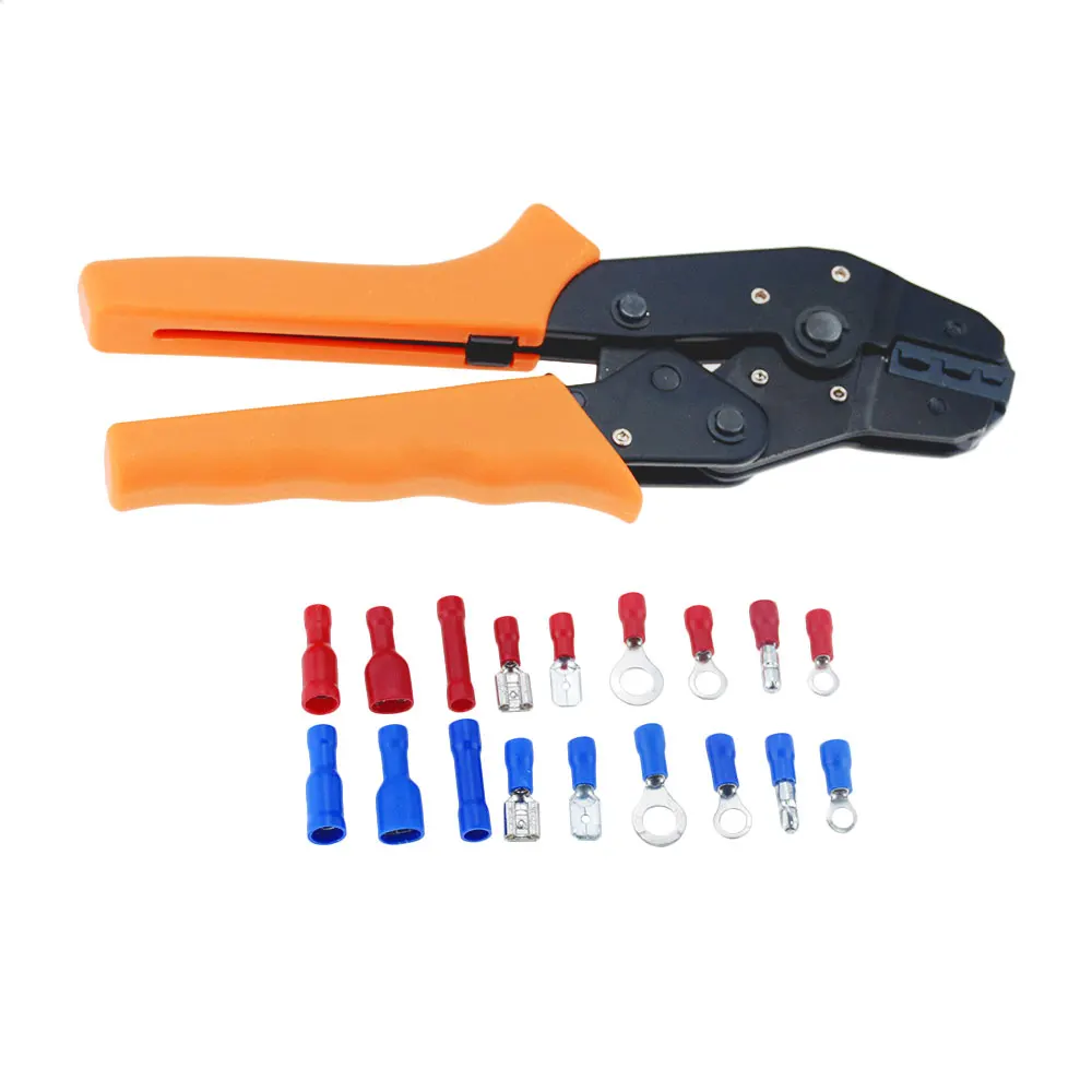 450PCS Terminals Cable Lugs Assortment Kit Wire Crimp Set +1PCS SN-02C Crimping Tool 0.25-2.5mm AWG Adjustable Crimper Pliers
450PCS Terminals Cable Lugs Assortment Kit Wire Crimp Set +1PCS SN-02C Crimping Tool 0.25-2.5mm AWG Adjustable Crimper Pliers