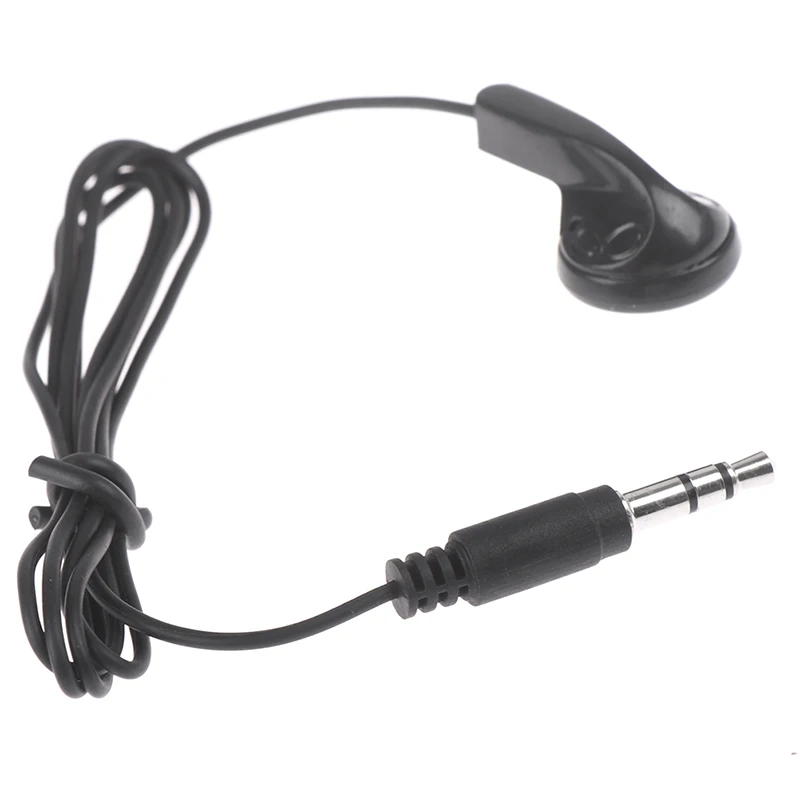 Universal 3.5mm Single Side Mono Earphone In Ear Earbud Headset for Smart Phones MP3 Black
Universal 3.5mm Single Side Mono Earphone In Ear Earbud Headset for Smart Phones MP3 Black