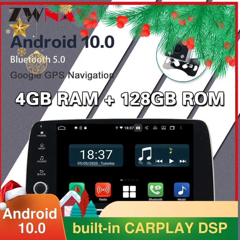 4G 128G CARPLAY DSP Android 10 For HONDA CRV Multimedia Stereo Car DVD Player Navigation GPS Radio 2017-2019
4G 128G CARPLAY DSP Android 10 For HONDA CRV Multimedia Stereo Car DVD Player Navigation GPS Radio 2017-2019