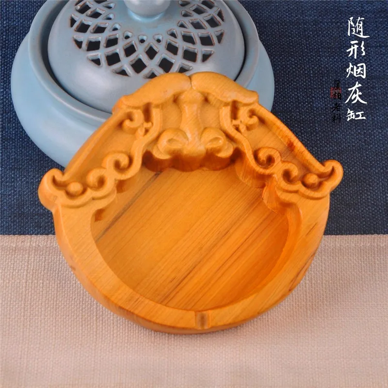 Cypress with shape ashtray cliff cypress unique fragrance, natural wood grain is the true cypress! 
Cypress with shape ashtray cliff cypress unique fragrance, natural wood grain is the true cypress!