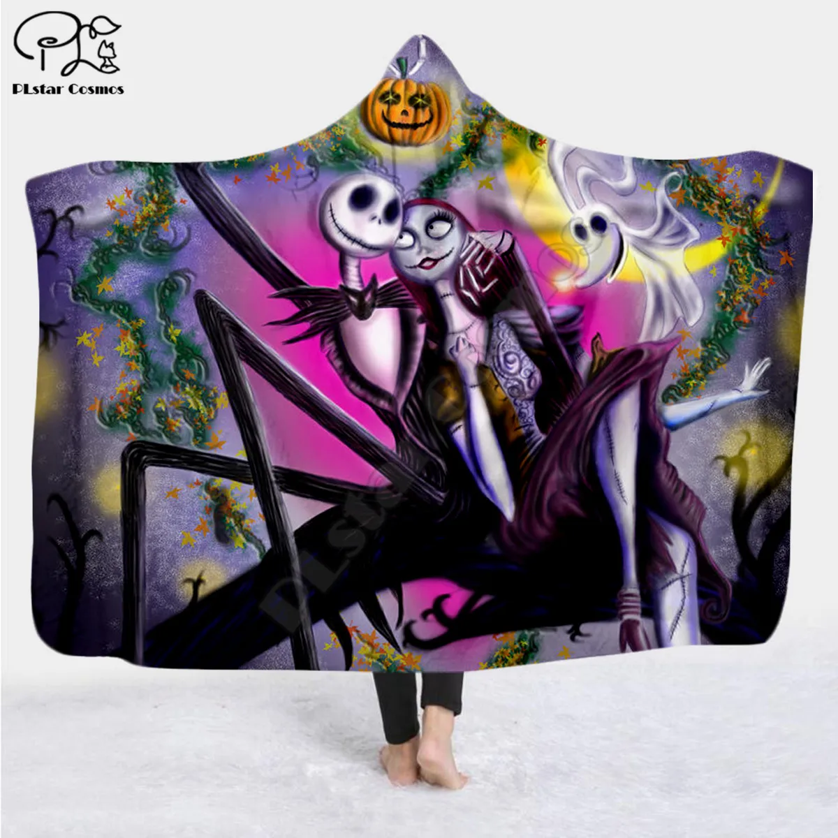 The Nightmare Before Christmas Jack Skull Hooded Blanket Adult child Sherpa Fleece Wearable Blanket Microfiber Bedding 04
The Nightmare Before Christmas Jack Skull Hooded Blanket Adult child Sherpa Fleece Wearable Blanket Microfiber Bedding 04