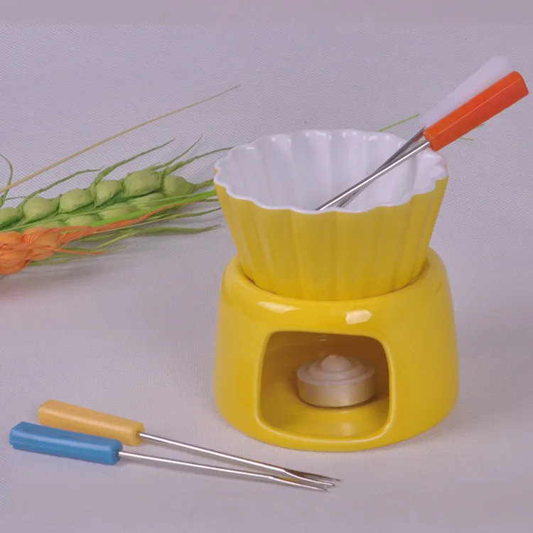 Ceramic Fondue Set Cheese Fondue Kit Chocolate Fondue Pot Ice Cream Pot With Tealight Candles
Ceramic Fondue Set Cheese Fondue Kit Chocolate Fondue Pot Ice Cream Pot With Tealight Candles