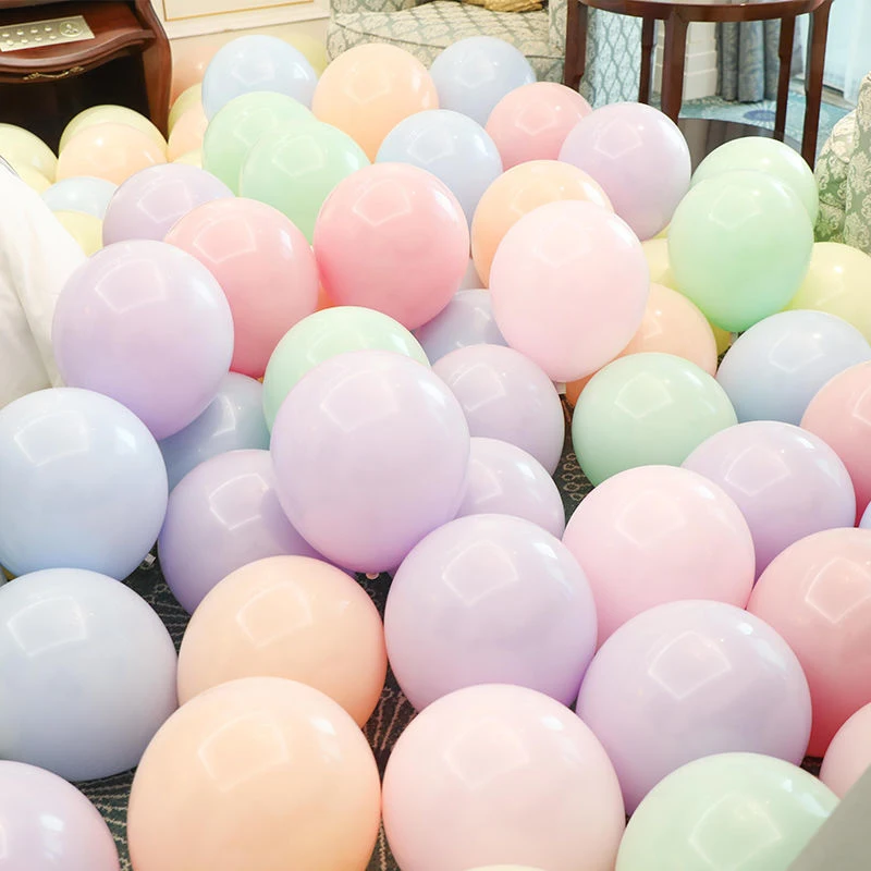 5Inch Macarons Pastel Color Balloons Latex Round Balloon Garland DIY Baby Shower Gender Reveal Birthday Party Wedding Decoration - купить по