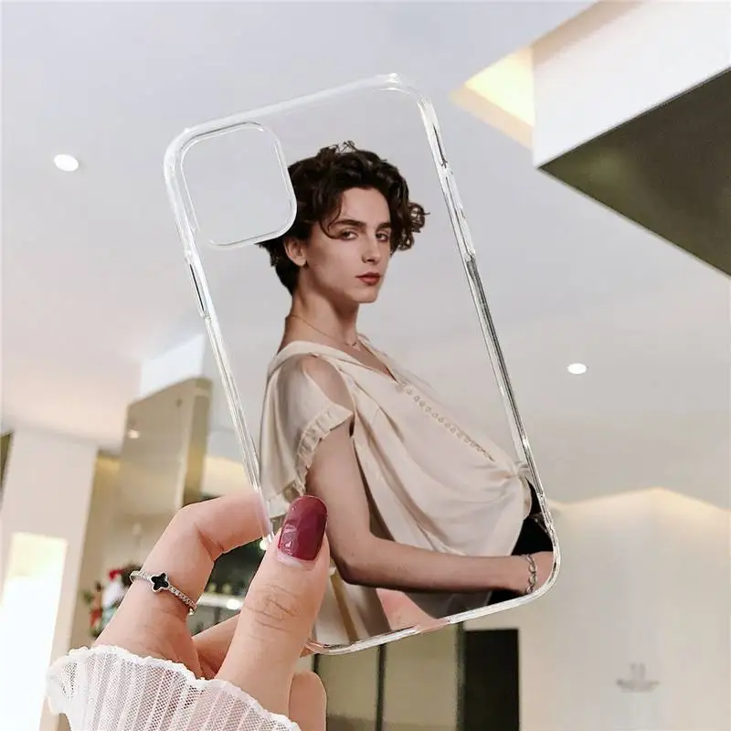 Timothe Chalamet famous actor Phone Case Transparent soft For iphone 5 5s 5c se 6 6s 7 8 11 12 plus mini x xs xr pro max
Timothe Chalamet famous actor Phone Case Transparent soft For iphone 5 5s 5c se 6 6s 7 8 11 12 plus mini x xs xr pro max