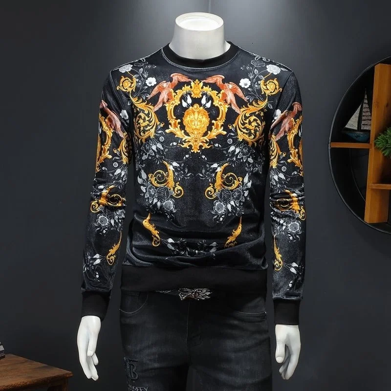 European Black Gold Palace Print Hoodie Sweatshirt Men Leisure Sweat Homme Sweatshirt Men's Streetwear Chandal Hombre Completo
European Black Gold Palace Print Hoodie Sweatshirt Men Leisure Sweat Homme Sweatshirt Men's Streetwear Chandal Hombre Completo