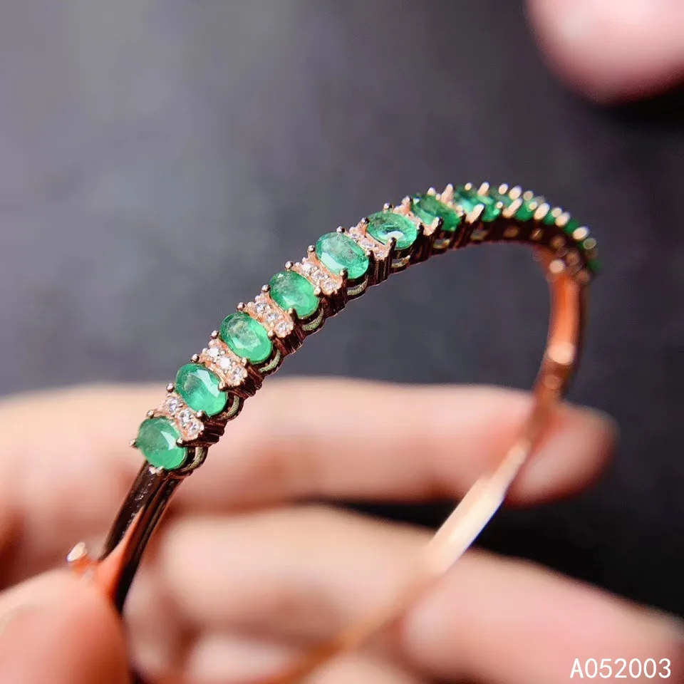 KJJEAXCMY fine jewelry 925 sterling silver inlaid Natural emerald female bracelet popular support detection
KJJEAXCMY fine jewelry 925 sterling silver inlaid Natural emerald female bracelet popular support detection